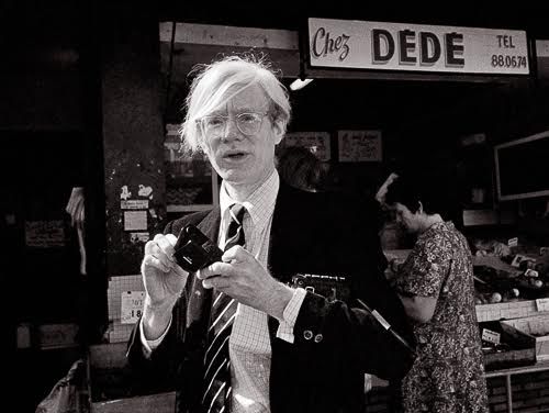 Claude Azoulay - Andy Warhol, chez Dédé , Deauville 1977