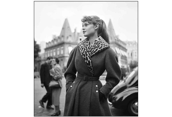 Georges Dambier - ''Brigitte Bardot'' Place Francois Ier Paris, 1954
