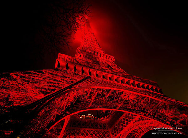 Winnie Denker - Red Tour Eiffel. Paris