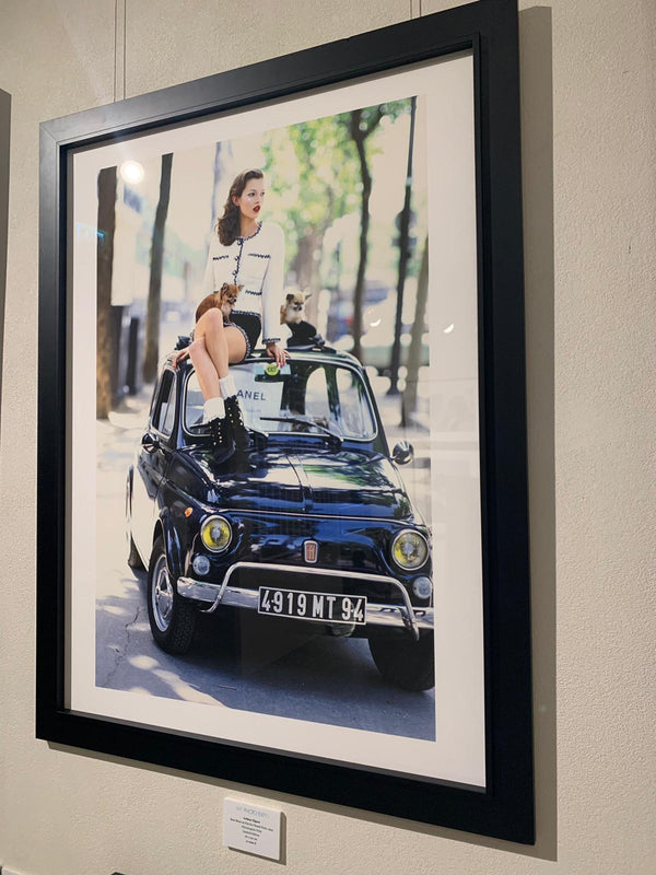 Arthur Elgort - Kate en Fiat 1993