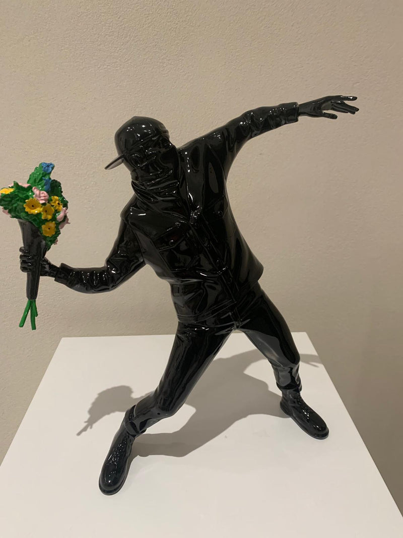 BANKSY - "Rage, the Flower Thrower", 2019