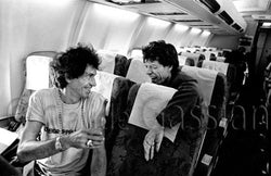 Claude Gassian - Keith Richards & Mick Jagger plane