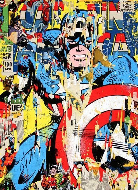 Mr. Brainwash - Captain America