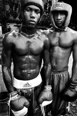 Thierry Le Gouès - Havana Boxing Club, "2 boxers posing"