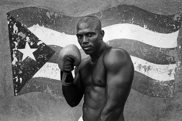 Thierry Le Gouès - Havana Boxing Club "Boxer with Cuba Flag"