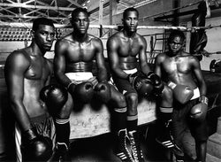 Thierry Le Gouès - Havana Boxing Club, "4 Boxers sitting on the ring"