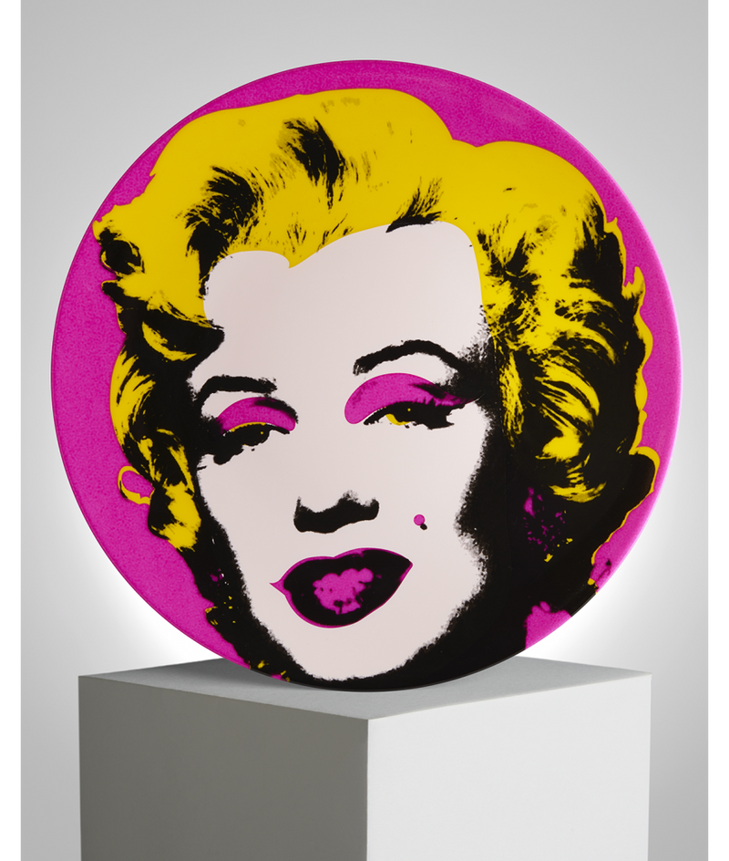 LIGNE BLANCHE - Andy Warhol Marilyn Plate