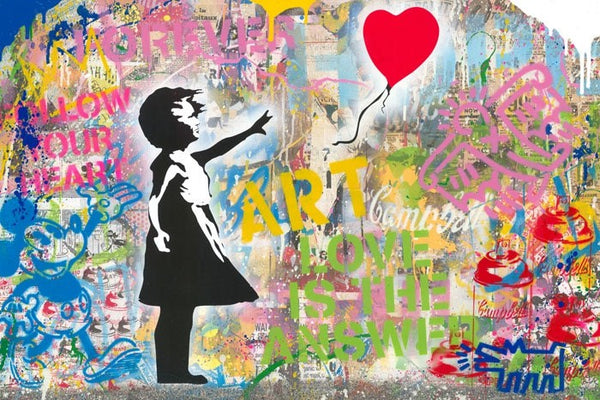 Mr. Brainwash - Balloon Girl 2021