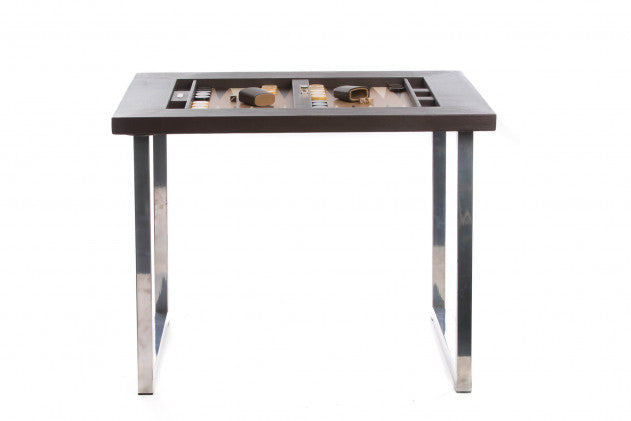 HECTOR SAXE Backgammon -Table Game - LEATHER BUFFALO