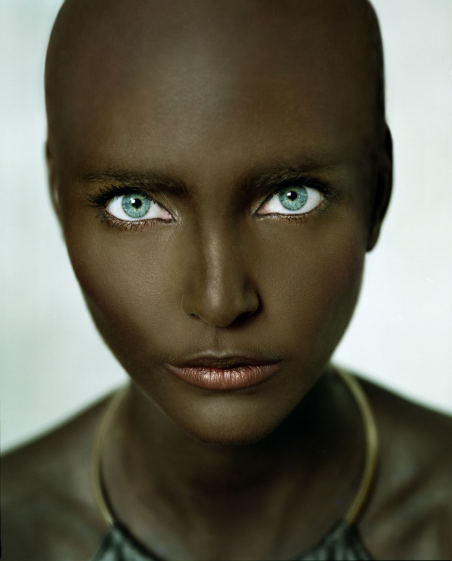 Seb Janiak - Nadja Auermann, portrait, 1997