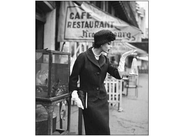 Georges Dambier - ''Marie Hélène Arnaud '' Paris, 1957 pour Elle Magazine.