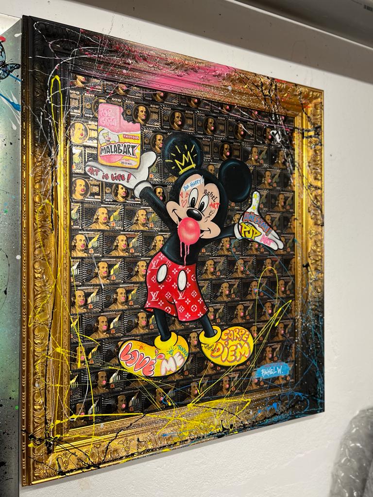 RAKEL WAJNBERG - Mickey Painting “Art is Life”