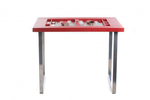 HECTOR SAXE Backgammon -Table Game - LEATHER BUFFALO