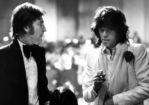 Ron Galella - John Lennon & Mick Jagger
