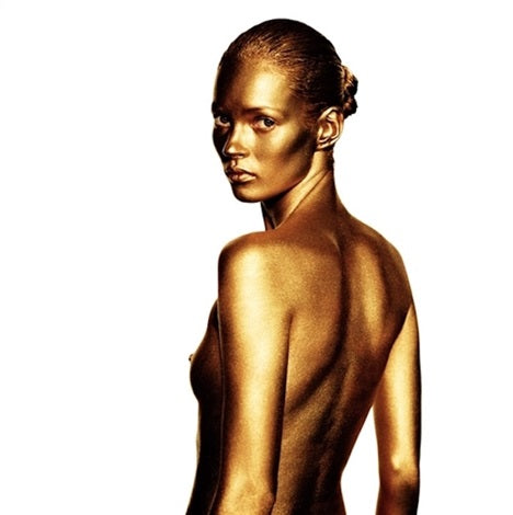 Thierry Le Gouès - Golden Kate Moss Portrait