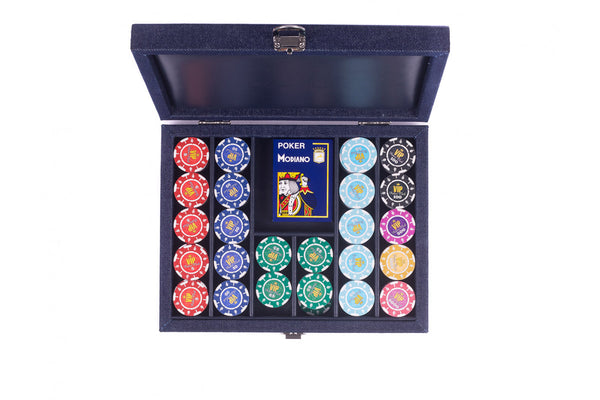 HECTOR SAXE - Poker Set 240 Chips Denim